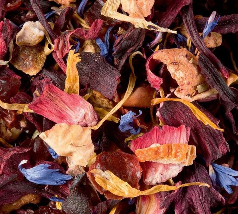 Hibiscus Tea Samba Fruit Infusion by Dammann Fr&egrave;res - 100g loose leaf image number 0
