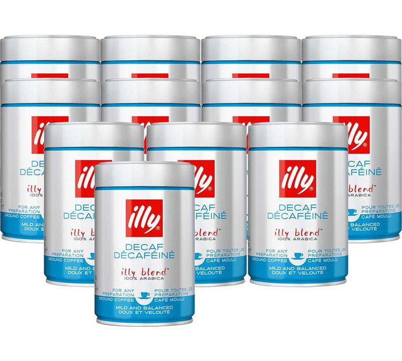 Illy decaffeinated ground coffee  - 12x250g image number 0