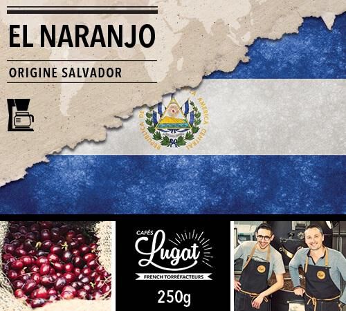Ground coffee for filter coffee machines: El Salvador - El Naranjo - 250g - Caf&eacute;s Lugat