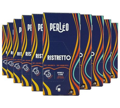10 capsules compatibles Nespresso* Original Ristretto - PERL&Eacute;O