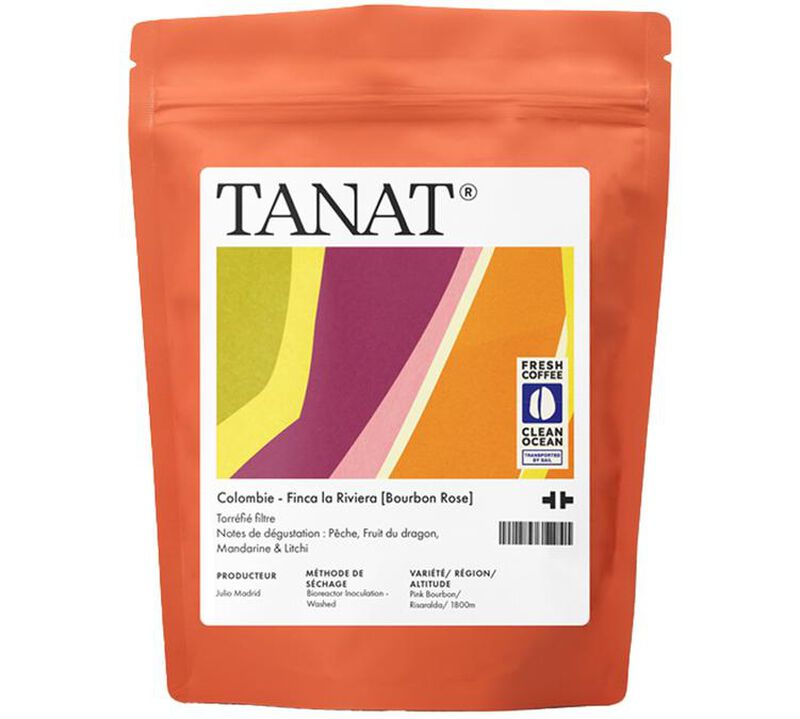 Caf&eacute; en grains - &nbsp;Colombie - Finca La Riviera [Bourbon Rose] - 200g - TANAT image number 0
