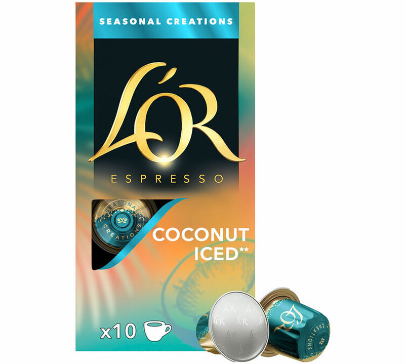 10 Nespresso* compatible capsules Original Seasonal Creations Coconut Iced - L'OR ESPRESSO image number 2