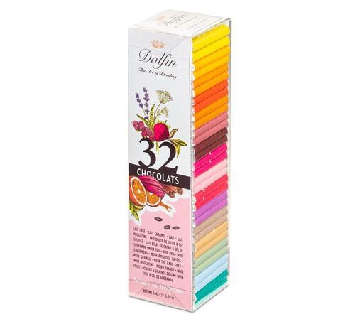 Dolfin Assortment of Delicious Chocolate Squares x 32