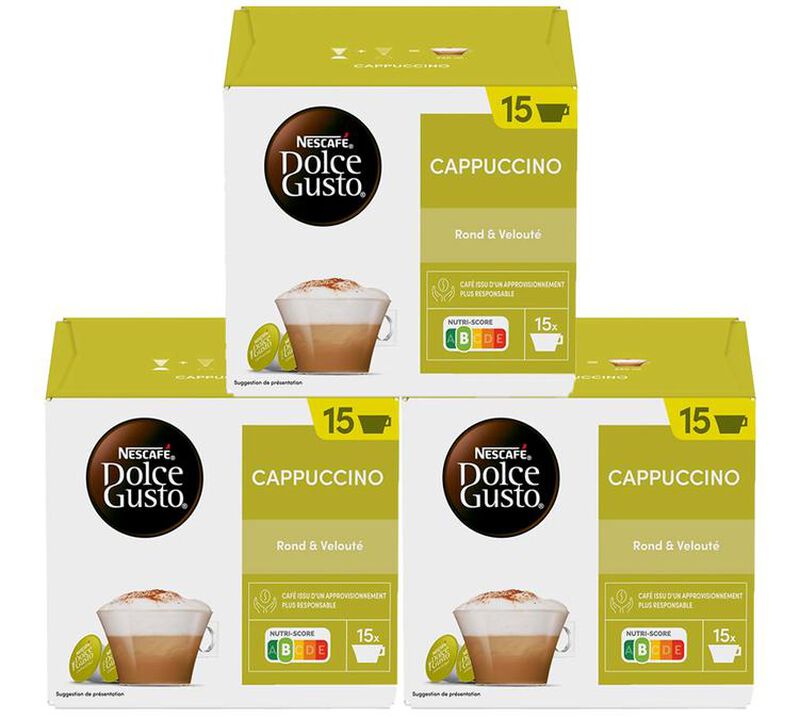 90 Cappuccino Pods - NESCAFE* DOLCE GUSTO* image number 0