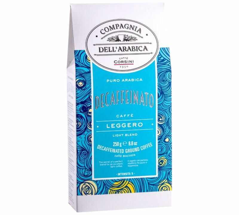 Corsini Decaf Ground Coffee Pur Arabica - 250g image number 0