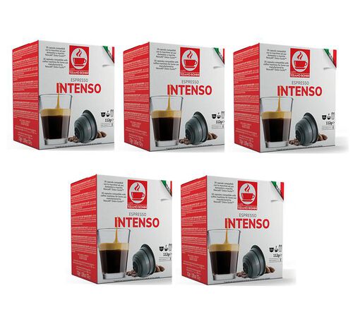 80 Nescaf&eacute;* Dolce Gusto* Compatible Pods Espresso Intenso &ndash; CAFFE BONINI