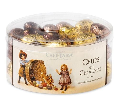 Caf&eacute;-Tasse Small Tubo Assorted Chocolate Eggs - 800g
