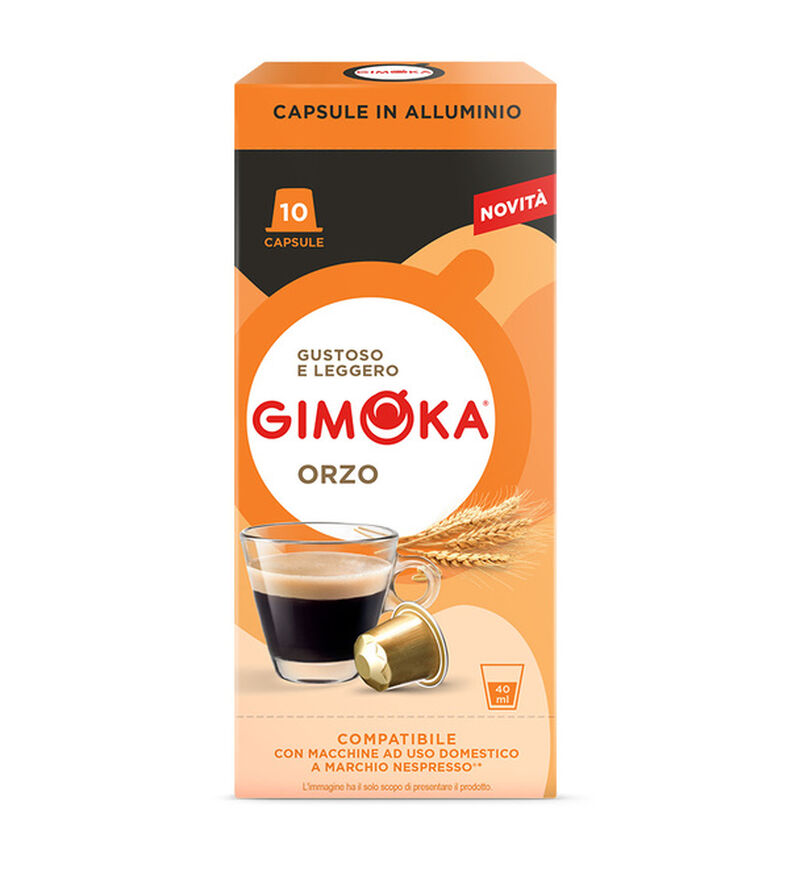 10 capsule compatibili Nespresso* Original Orzo &ndash; Gimoka image number 0