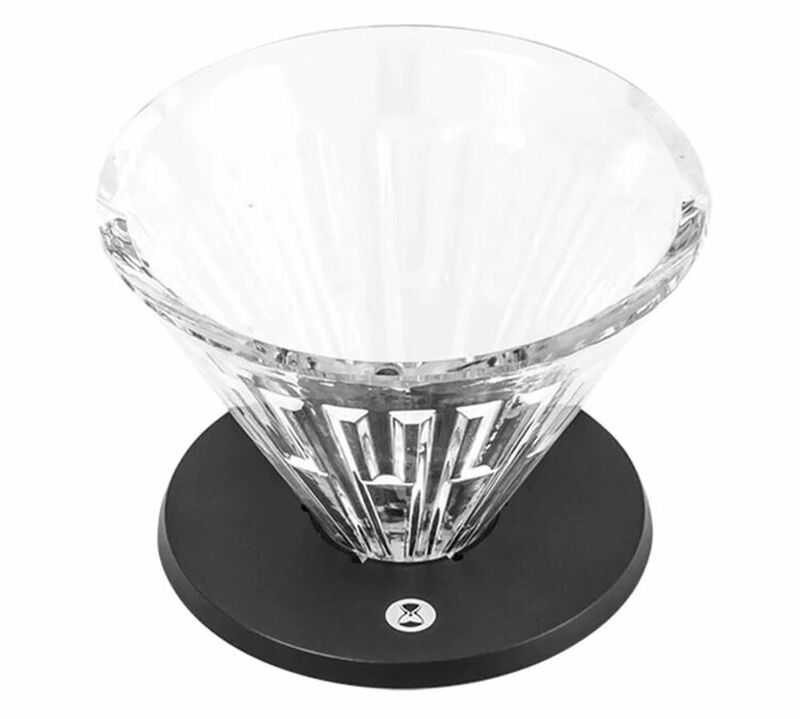 Timemore Crystal Eyes Dripper 02 With Stand - 4 cups image number 0