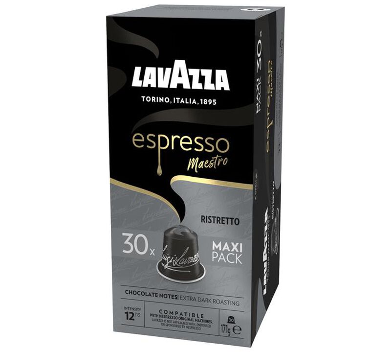 30 Nespresso* Original Compatible Capsules Ristretto &ndash; LAVAZZA image number 2