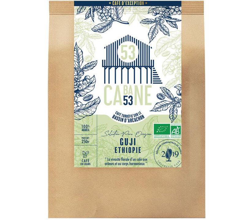 Cabane 53 Coffee Beans Pure Origin Guji Ethiopia - 250g image number 0