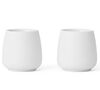 Viva Scandinavia Set of 2 White Nicola Porcelain Cups - 8cl image number 0
