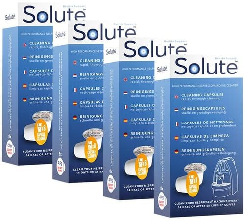 Solute Cleaning Capsules for Nespresso&reg; Machines x 8 capsules