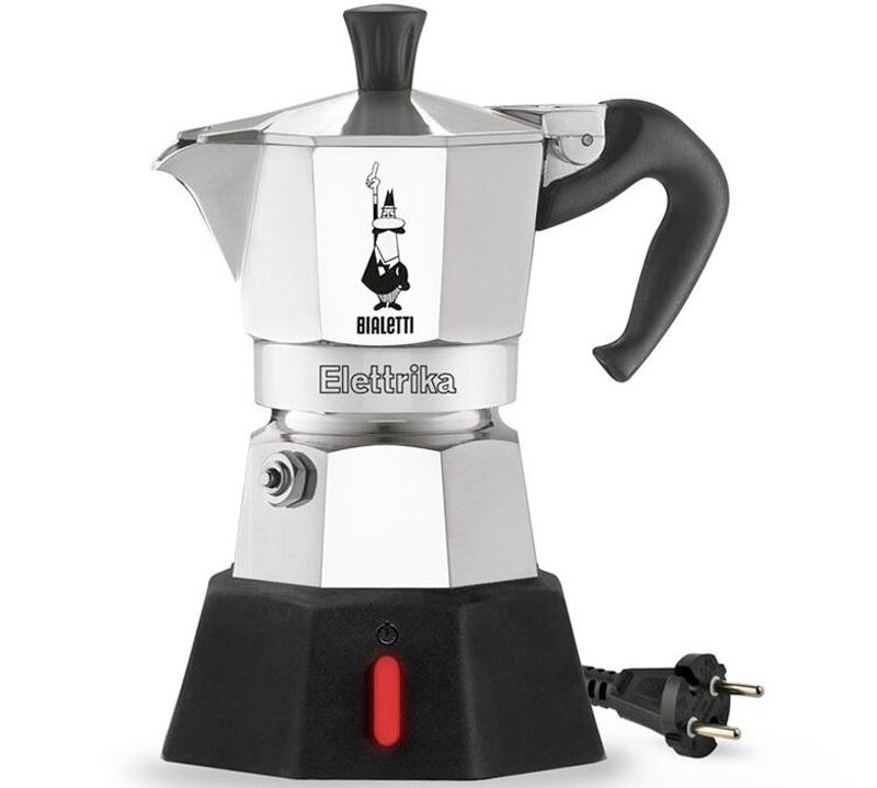 Bialetti - Moka elettrica Elettrika Alluminio 2 tazze image number 0