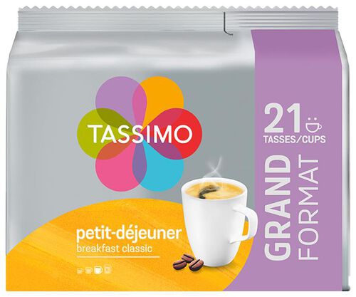 Tassimo Pods Petit Dejeuner Classique x 21