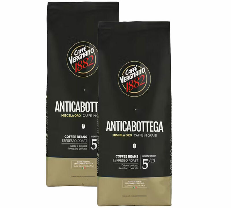 Caff&egrave; Vergnano - Caff&egrave; in grani Antica Bottega 2 x 1 Kg image number 0