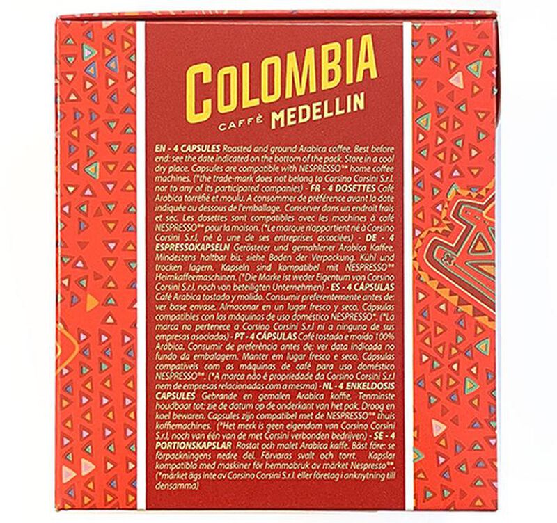 4 capsule compatibili Nespresso* Original Palla di Natale Colombia &ndash; Caff&egrave; Corsini image number 2