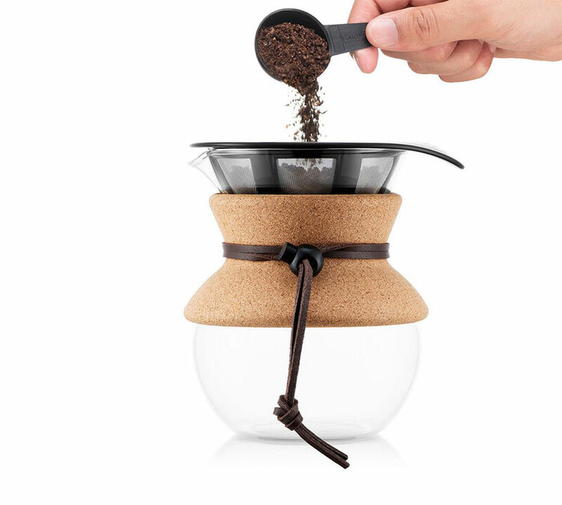 Bodum Pour Over in Cork & Leather - 4 cups image number 1