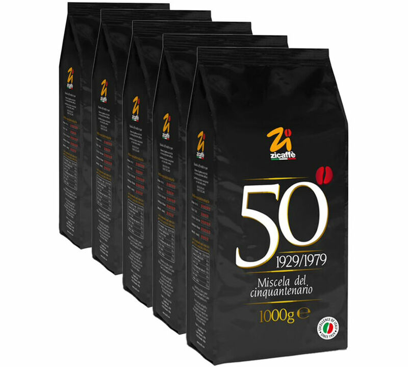 Zicaff&egrave; - Caff&egrave; in grani - Uso professionale - Cinquantenario 5 kg image number 0