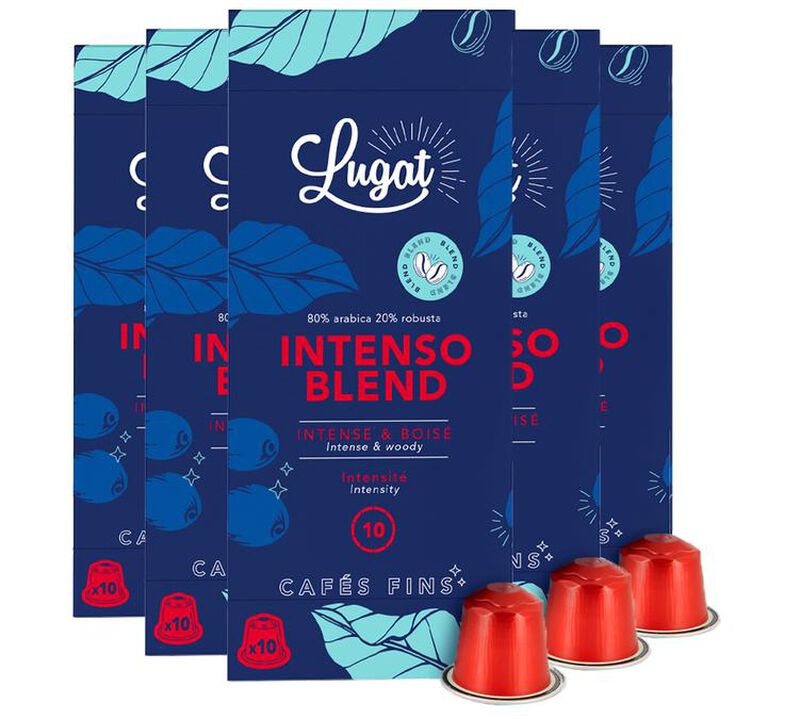 Lugat Nespresso* Original Compatible Capsules Intenso Blend x 50 image number 0