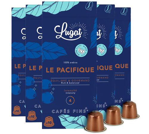 50 capsule compatibili Nespresso* Original Le Pacifique - Lugat