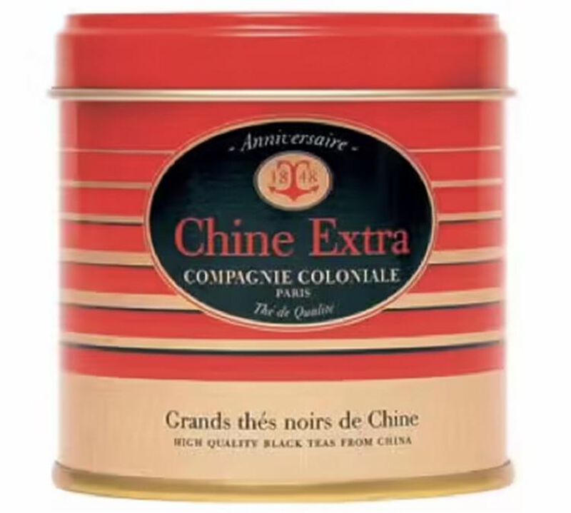 Luxury Chine Extra Black Tea - 130g loose leaf tea in tin - Compagnie Coloniale image number 0