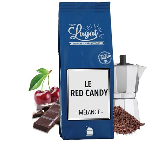 Ground coffee: Le Red Candy - 250g - Caf&eacute;s Lugat