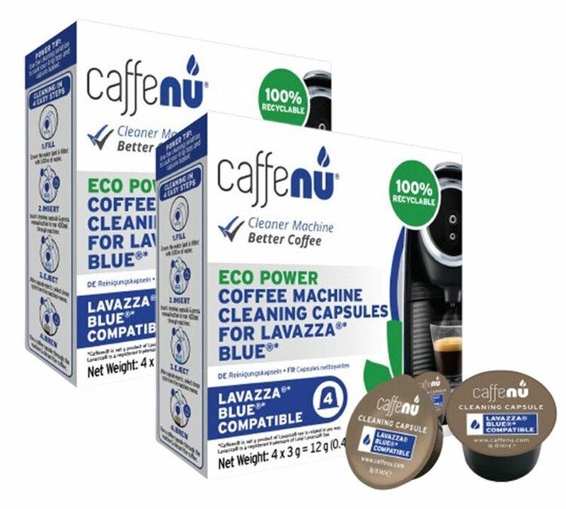 Caffenu - Capsule per la pulizia della macchina da caff&egrave; Lavazza Blue x 8 image number 0