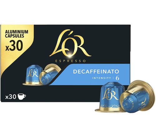 30 Nespresso* compatible capsules Original Decaffeinato - L'OR ESPRESSO