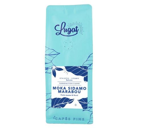 Lugat Ground Coffee Moka Sidamo Marabou for French Press - 250g