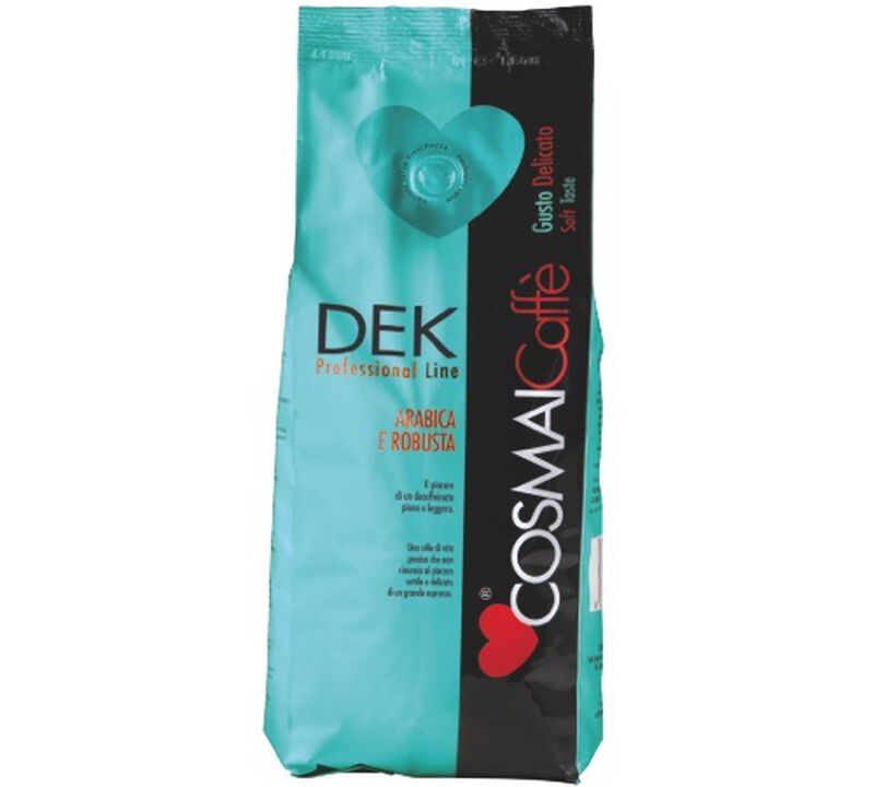 Caff&egrave; Cosmai - Caff&egrave; in grani - Dek Arabica/robusta 500 g image number 0