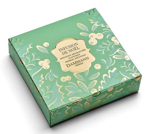 Dammann Fr&egrave;res Christmas Herbal tea Gift Set x 6 Tea Bags