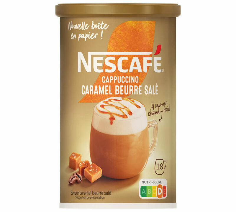 Nescaf&eacute; Instant Coffee Cappuccino Salted Butter Caramel - 261g image number 0