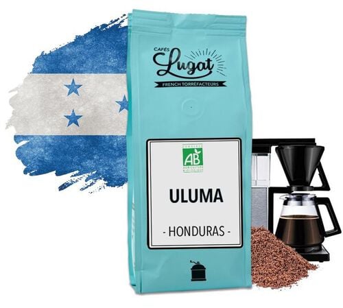 Caf&eacute;s Lugat "Uluma" Organic ground coffee for Filter coffee - 250g
