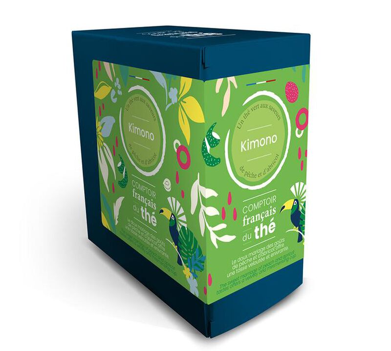 Kimono green tea - 20 individually-wrapped tea bags - Comptoir Fran&ccedil;ais du Th&eacute; image number 0