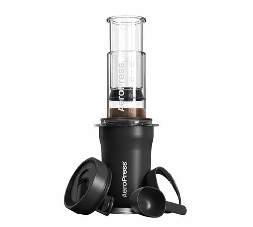 Aeropress Go Plus Portable Coffee Maker - Black
