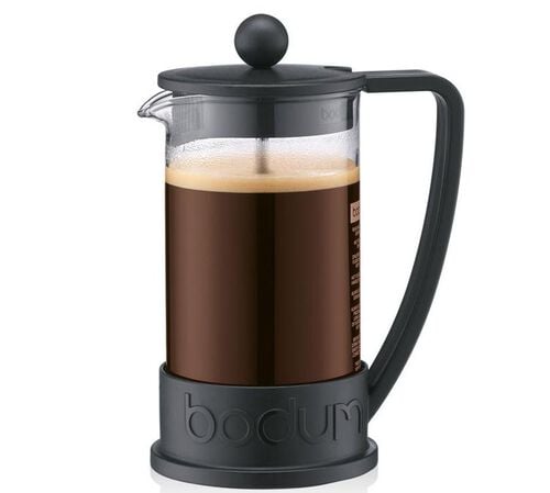 Bodum Brazil French Press in Black with Logo - 3 cups