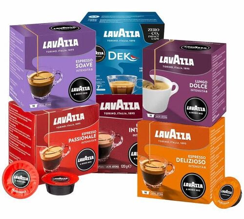 Lavazza A Modo Mio Capsules Bestseller Value Pack x 96