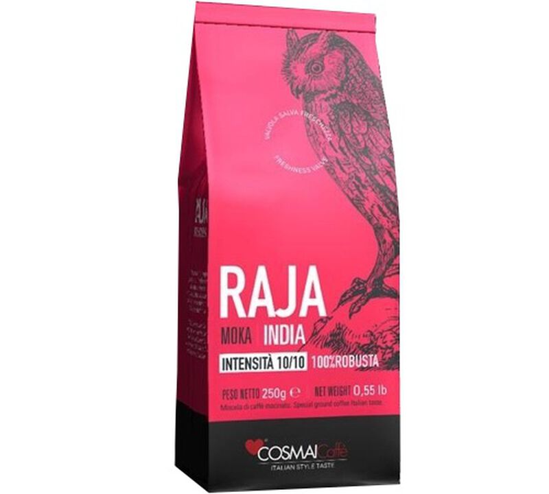 Cosmai Caff&egrave; - Caff&egrave; macinato - India Raja 100% robusta 250 g image number 0