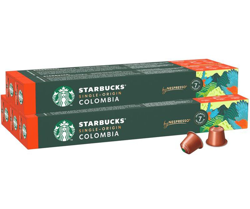 50 Nespresso* Original Compatible Capsules Colombia &ndash; STARBUCKS image number 0