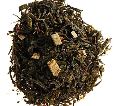 Gan Cao loose leaf green tea 100g  - Comptoir Fran&ccedil;ais du Th&eacute;
