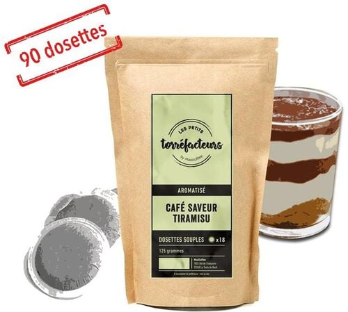 Les Petits Torr&eacute;facteurs - Tiramisu flavoured coffee pods for Senseo x90