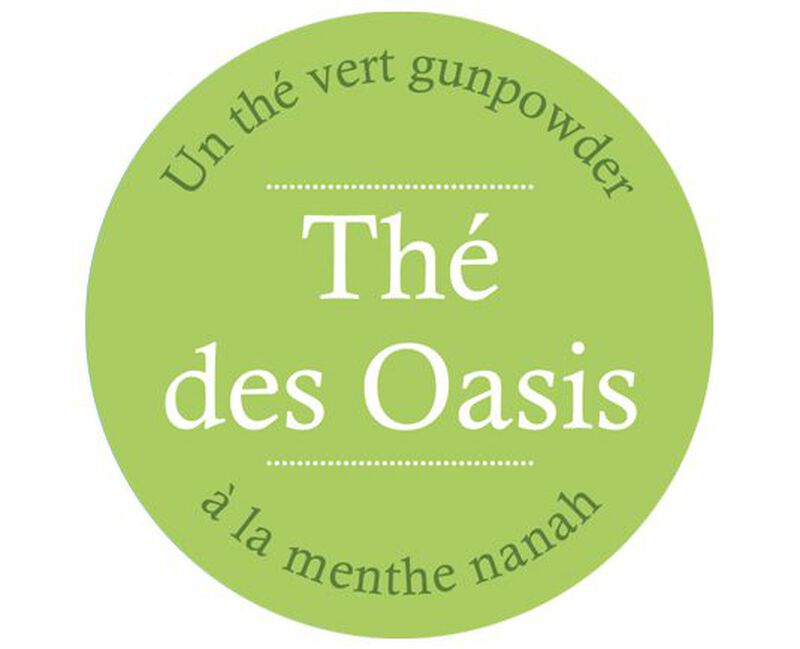 &lsquo;Th&eacute; des Oasis' mint green tea by Comptoir Fran&ccedil;ais du Th&eacute; - 100g loose leaf image number 1