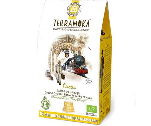 15 Nespresso* Original Compatible Capsules Sir Oscar Organic &ndash; TERRAMOKA