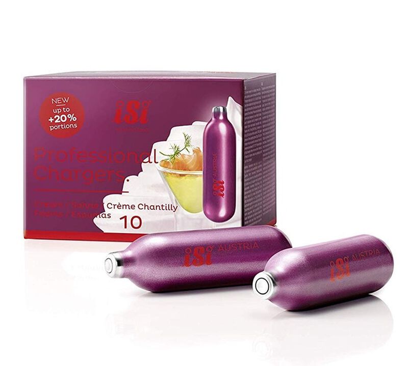 iSi Professional N20 cream chargers - Box of 10 image number 0