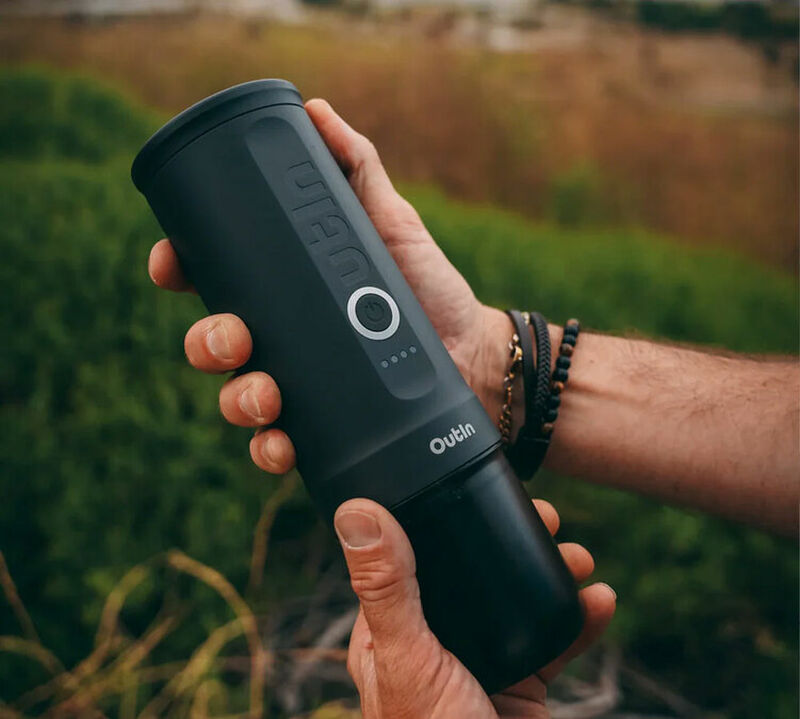 OutIn Nano Portable Espresso Machine - Space Grey image number 2