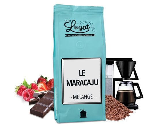 Caf&eacute;s Lugat "Le Maracaju" ground coffee for Filter Coffee - 250g