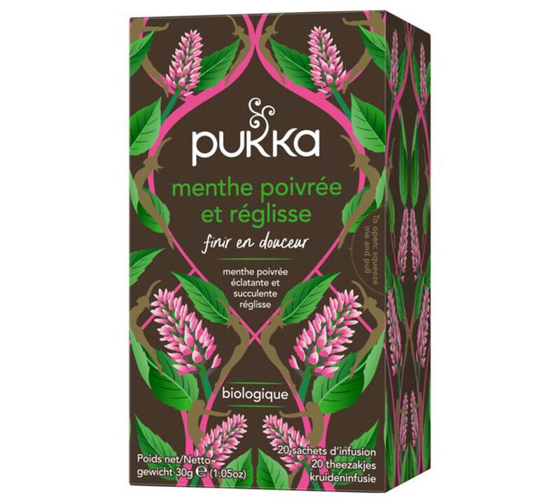 Pukka - Infuso biologico di menta e liquirizia 20 bustine image number 0