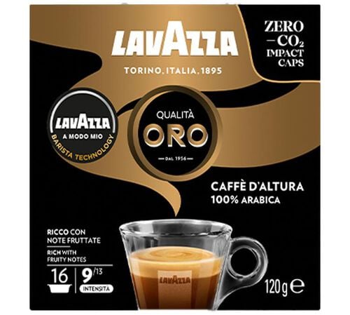 Lavazza - 16 Capsule A Modo Mio - Qualit&agrave; Oro Caff&egrave; d'Altura