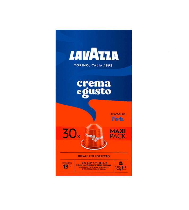 30 capsule compatibili Nespresso* Original Crema & Gusto Forte &ndash; Lavazza image number 0